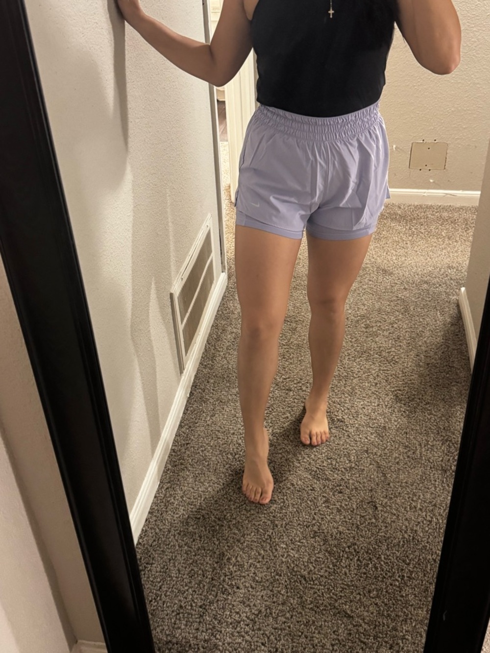 Nike Women’s Light Purple Athletic Shorts